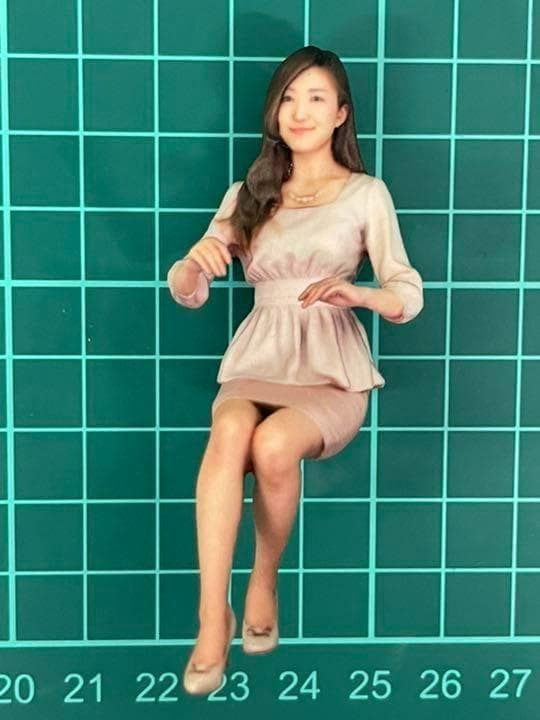 ミニチュア★1/18★フィギュア★綺麗なお姉さん★1/64より大★リーメントに