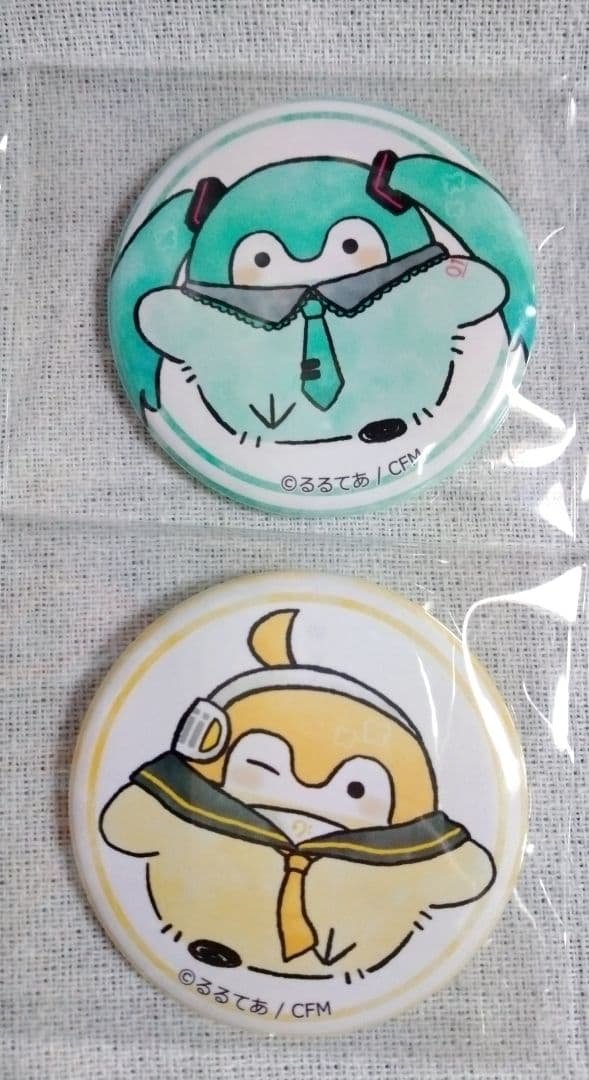 コウペンちゃん 初音ミク トレーディング 缶バッジ 全６種セット