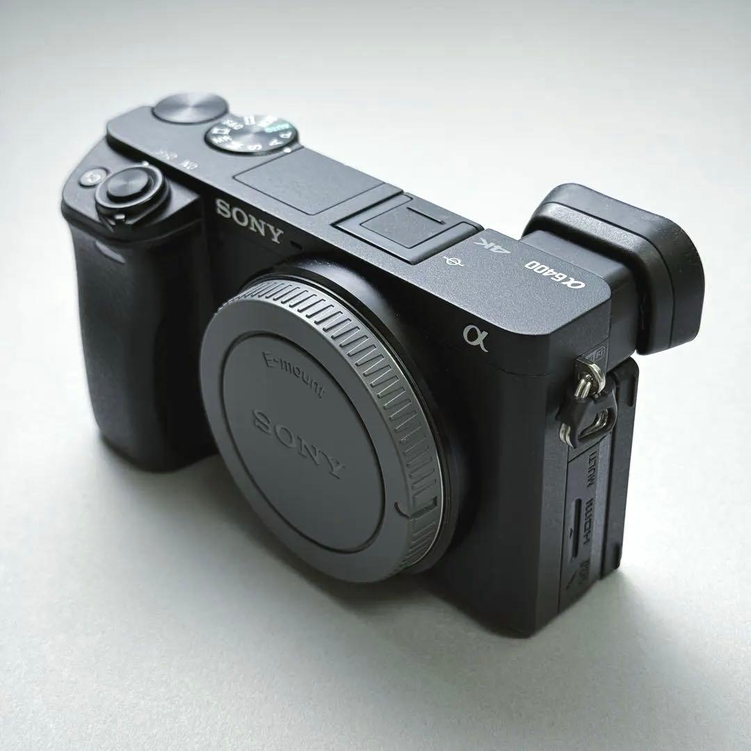 【美品】SONY ミラーレス一眼 α6400 ボディ｜ 撮影2,645枚