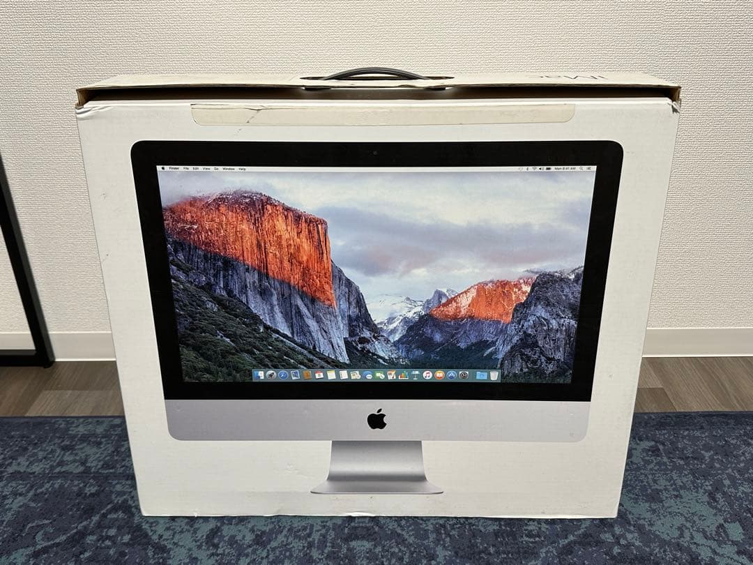 iMac21.5インチLEDキーボード、マウス、箱付き 【ジャンク】