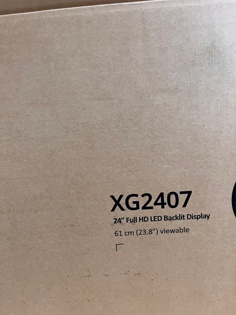 【美品】ViewSonic XG2407 ゲーミングモニター　微使用品