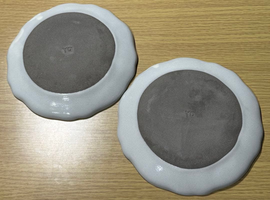 よしざわ釜　皿　プレート　セット　陶器　ボタニカル　①