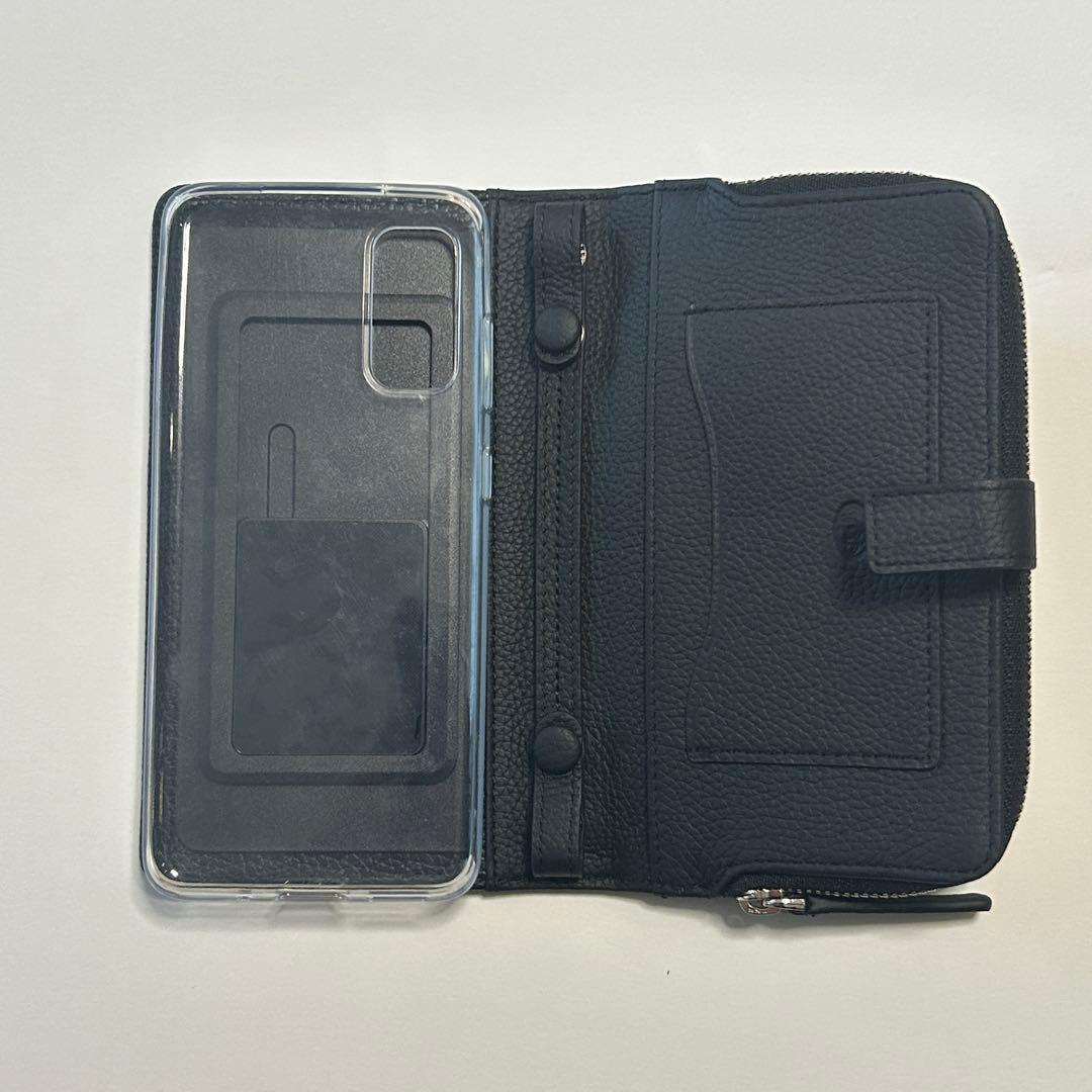 【新品未使用】デミュウDEMIU スマホケース ブラック マルチサイズ