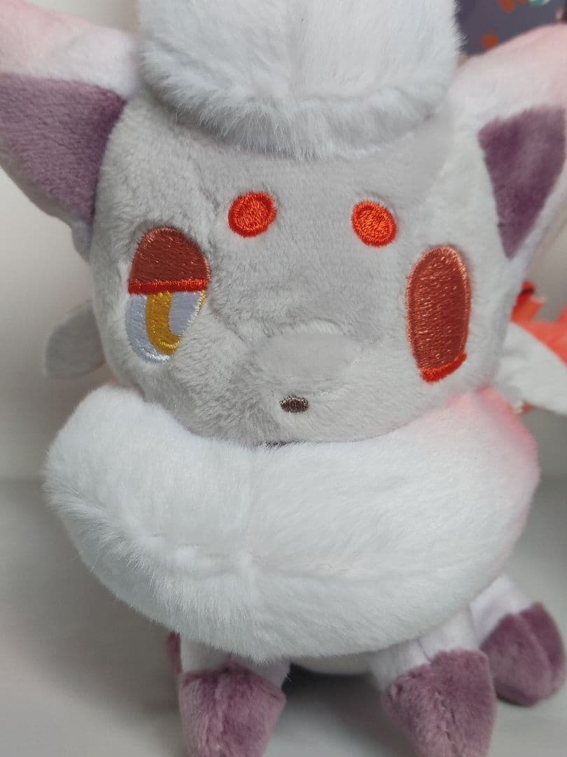 ポケモン/ゾロア&ヒスイゾロアにたものどうし/ペアマスコットぬいぐるみ