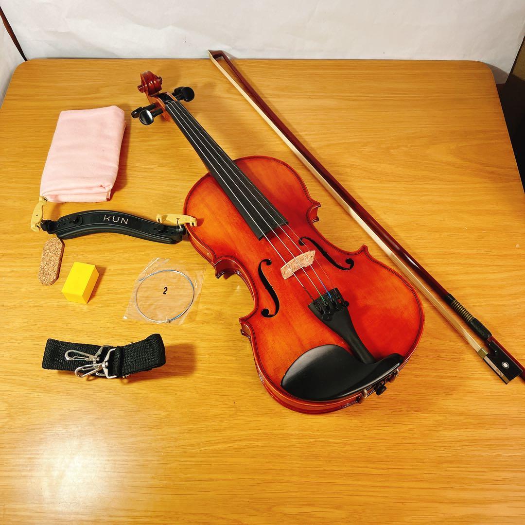 まあ美品】SONANTE 3/4 バイオリンセット 弓 ケース KUN肩当て付