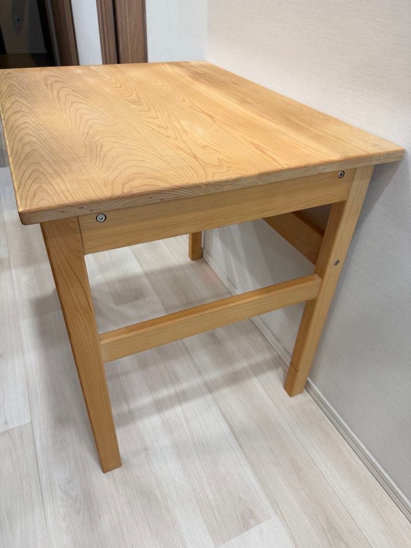 XYL キシル　4本脚デスクプレミアS 無節天板　幅80cm