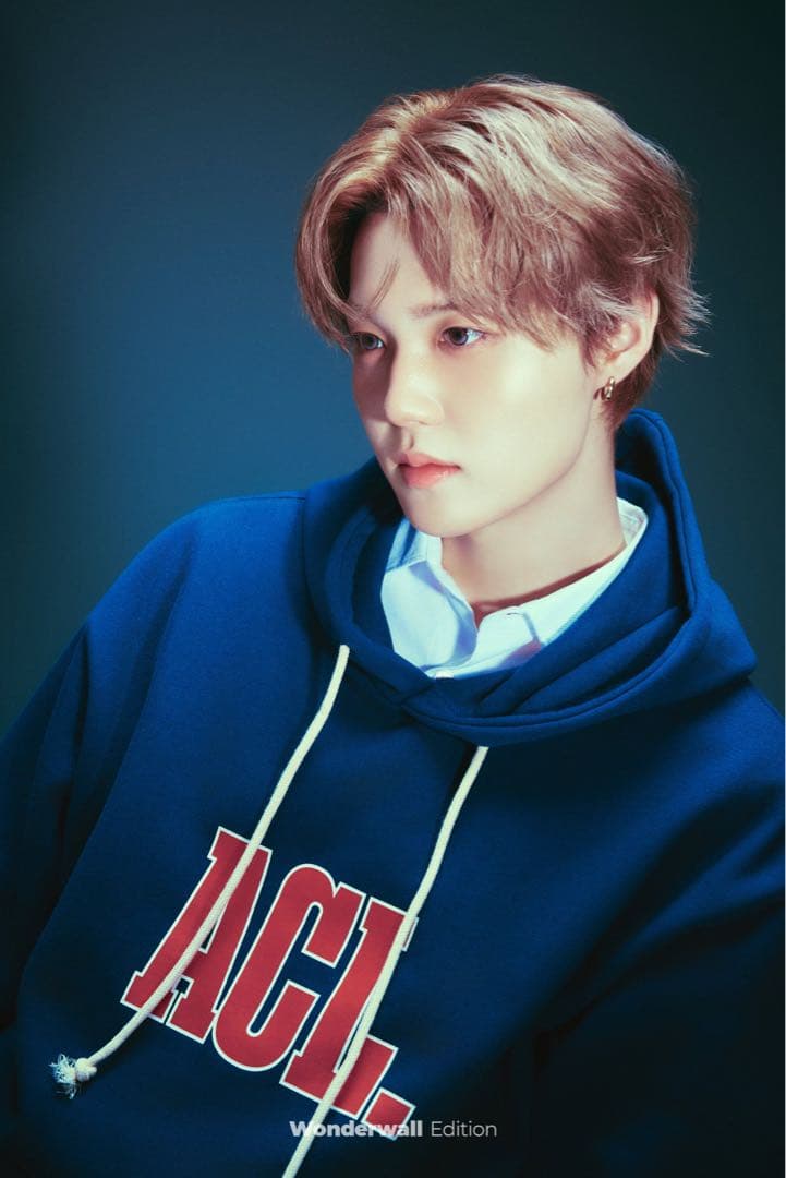 【残②】Wonderwall ACL HOODIE - NAVY パーカー