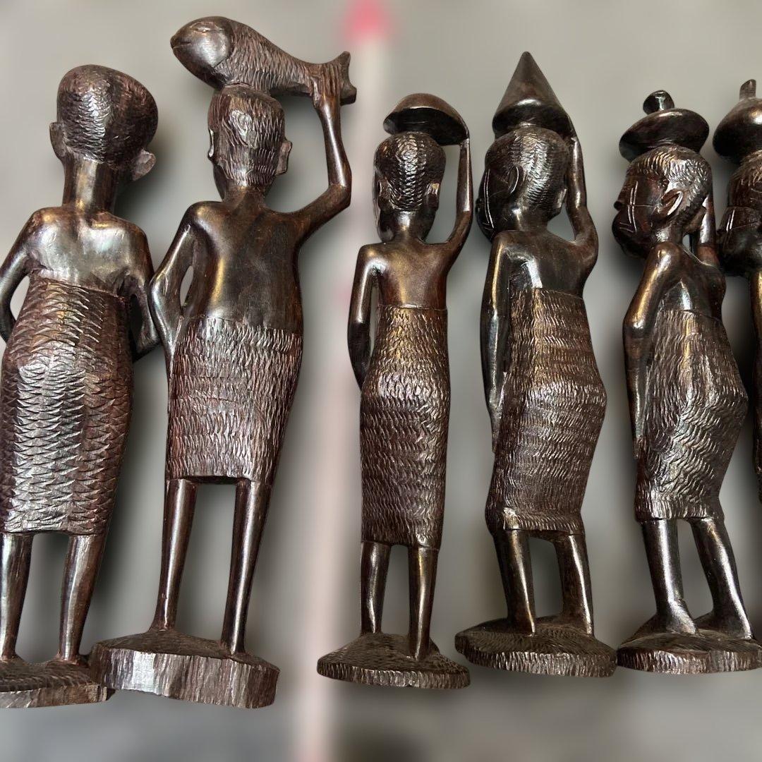 タンザニア　置物　9体　セット