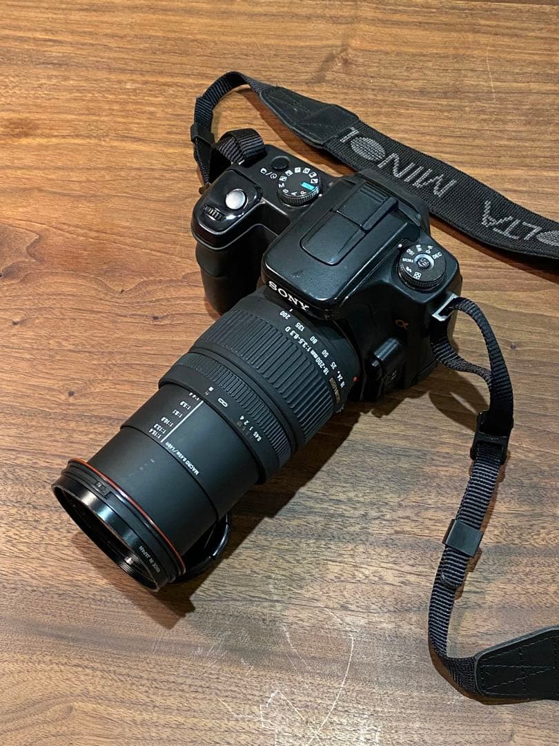 SONY α100 CCDデジタル一眼SIGMA 18-200 動作品