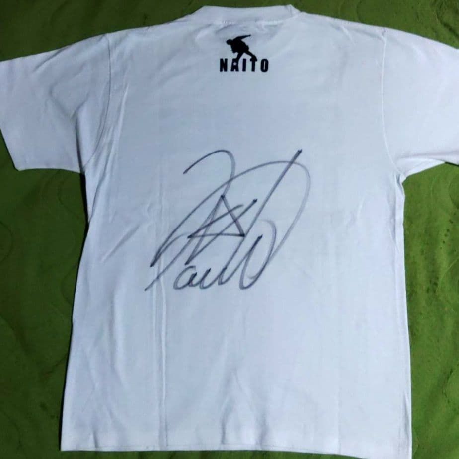 内藤哲也 サイン入り Tシャツ Mサイズ 新品 未使用 タグ付き