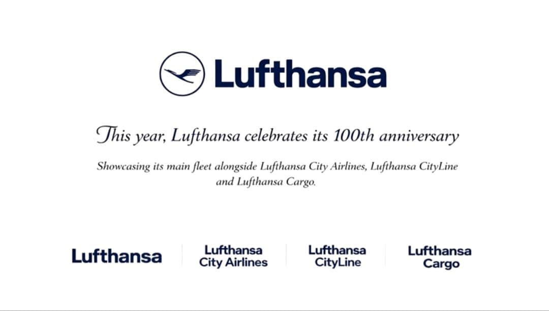 100周年塗装 Lufthansa B787 1/130 43cm 合金レジン