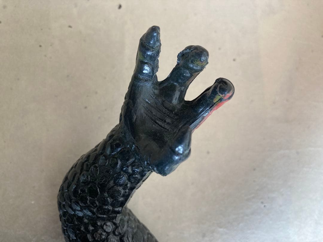大型 ヴィンテージ怪獣ソフビ 香港製 約35cm UK刻印