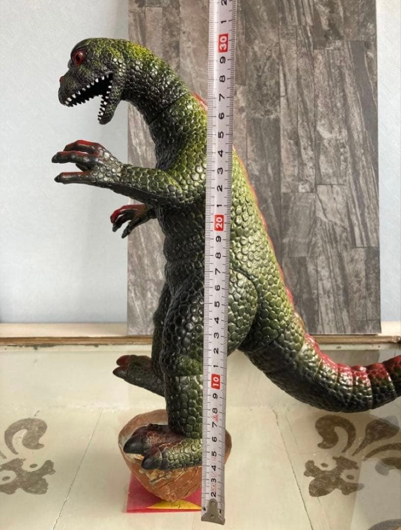 大型 ヴィンテージ怪獣ソフビ 香港製 約35cm UK刻印