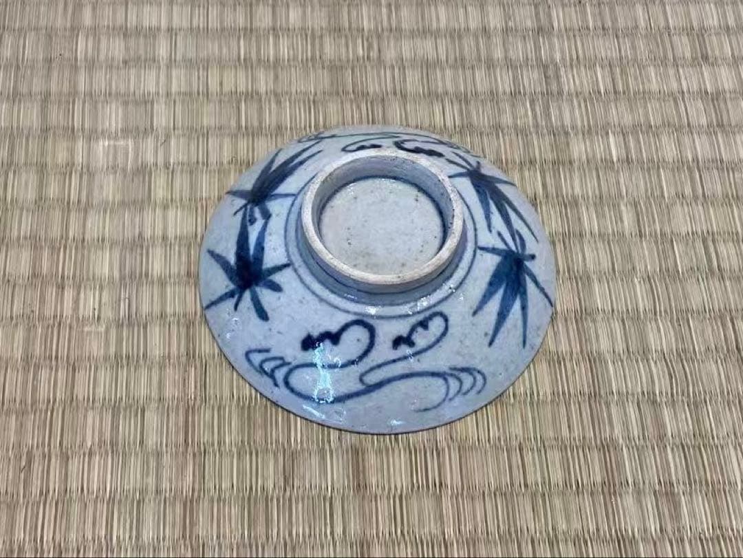 安南写 紅葉文 蓋茶碗 10客 箱付 和食器 懐石料理道具 / 加藤十右衛門