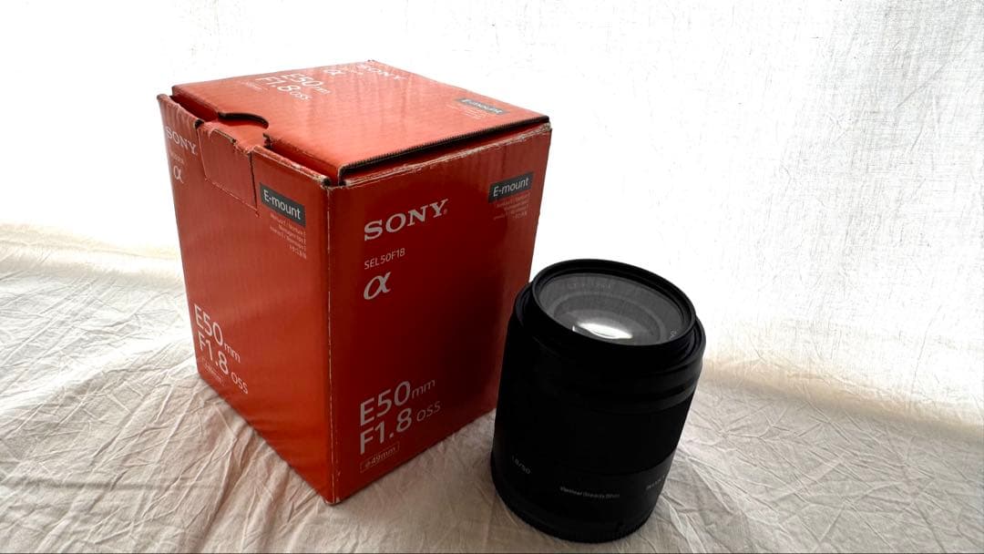 SONY E50mm F1.8 OSS 単焦点レンズ