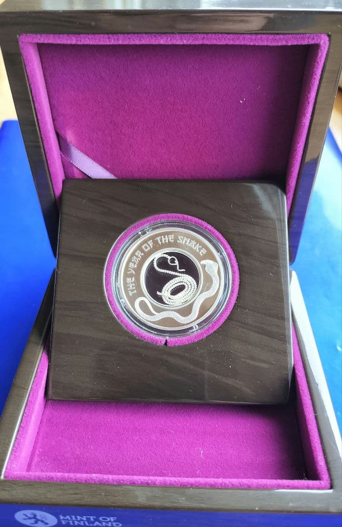 Fiji 蛇年1ドル銀貨（2013年）純銀