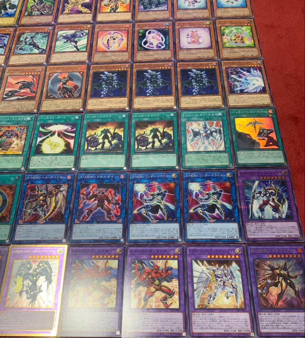 遊戯王　本格構築ネオスHEROデッキ40枚＋E X15枚＋α