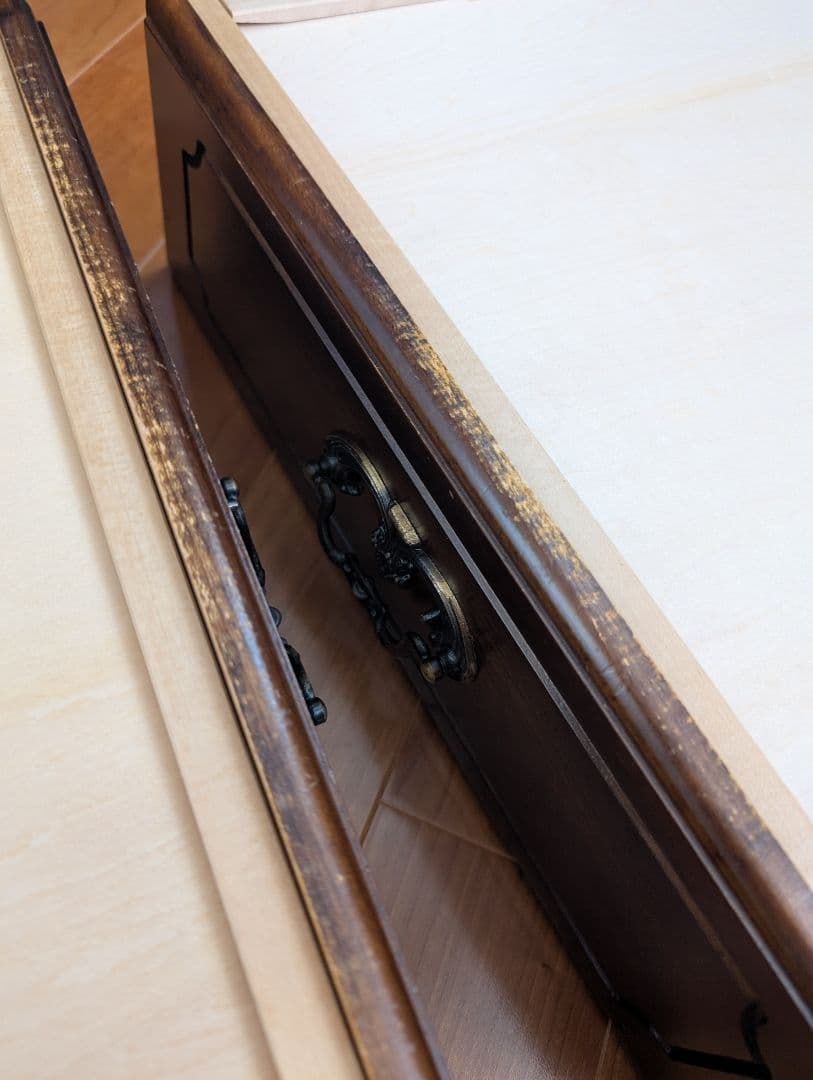 カリモク　コロニアル　書棚　本棚　リビングボード　キャビネット