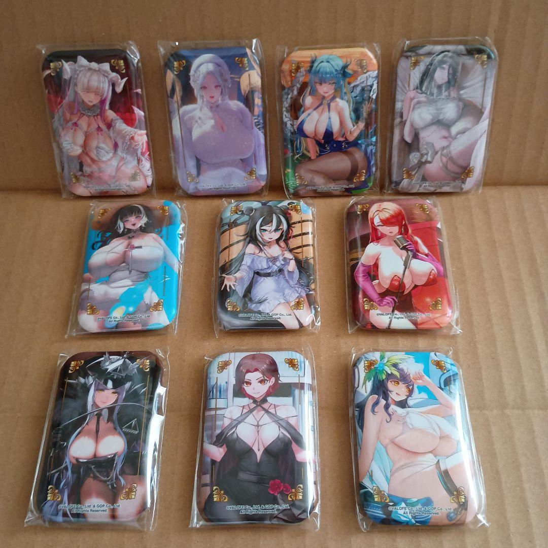 ラストオリジン DMMスクラッチ スクエア缶マグネット 全10種 コンプ