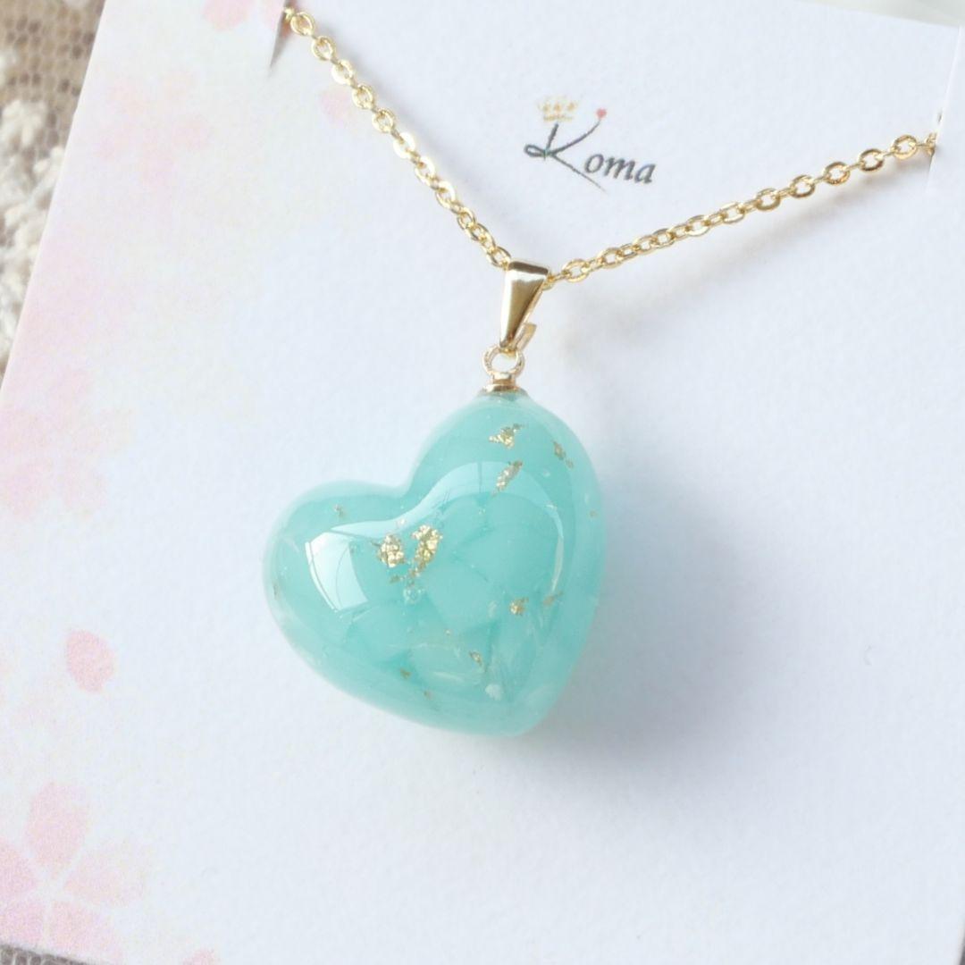 あゆみ　ガラス　レジン　イヤリング　ピアス　ネックレス