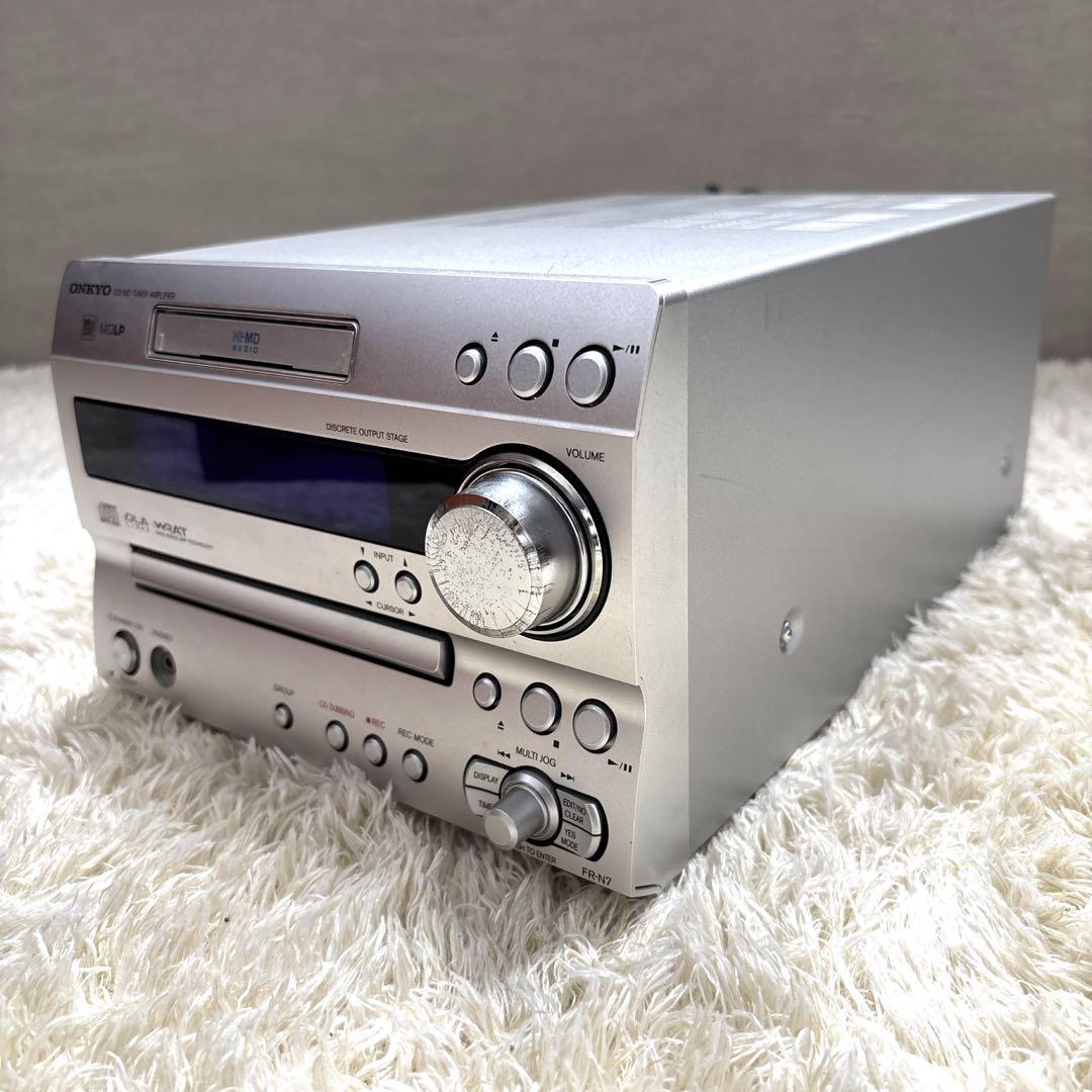 【メンテ/清掃済み】 ONKYO FR-N7 コンポ CD MD スピーカー付
