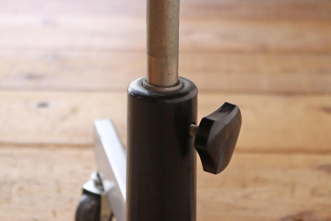 レトロ キャスターチェア 回転椅子 昇降 リクライニング 学校 合皮 レザー