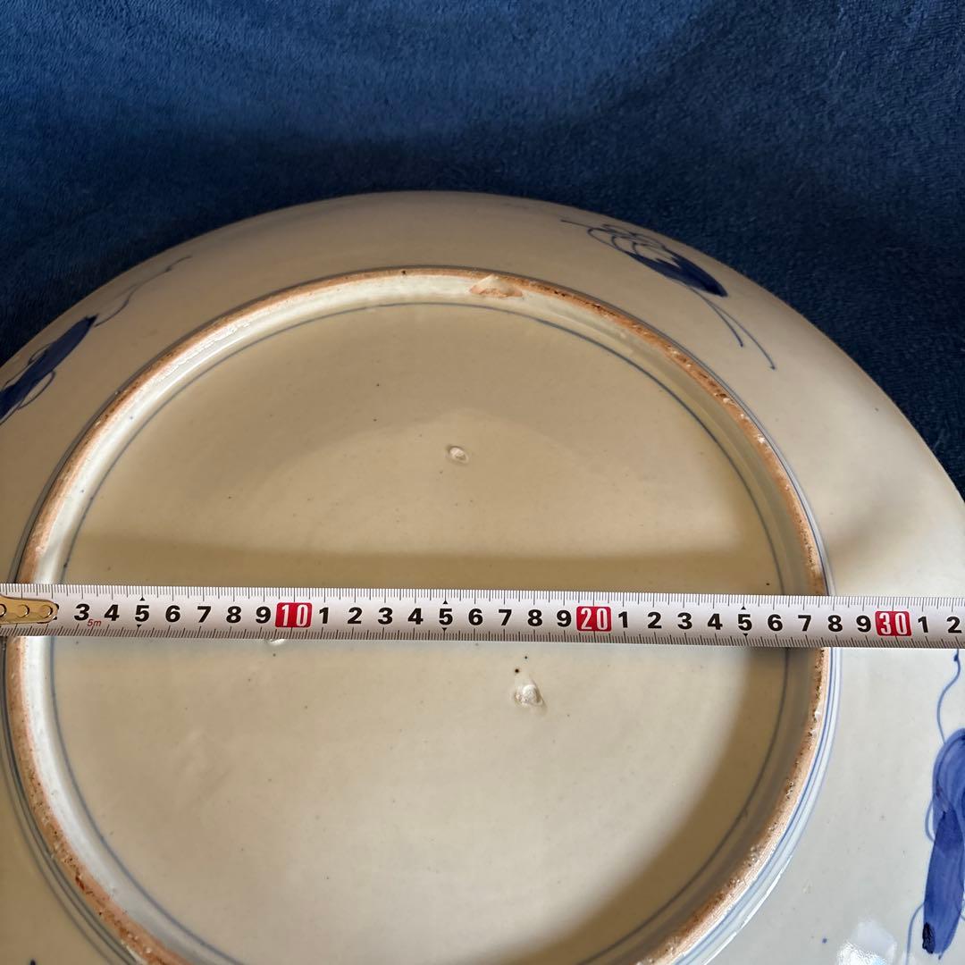 ⬛︎古伊万里⬛︎特大15寸大皿⬛︎色絵⬛︎明治大正時代⬛︎手描⬛︎骨董古美術品⬛︎有田