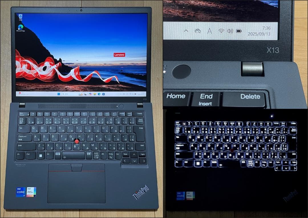ThinkPad X13 Gen3（i7/16G/512G/WUXGA/オフィス