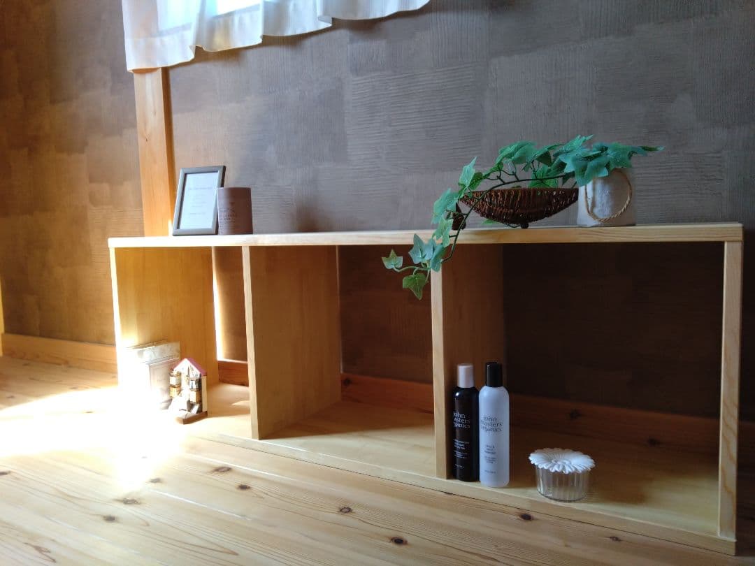 【送料込み】天然木赤松集成材　テレビ台　スタッキング　水槽台　ベンチ椅子