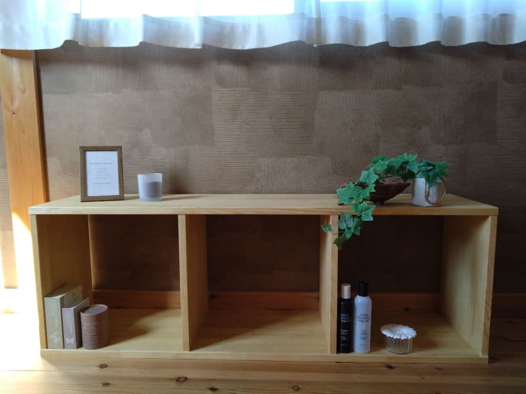 【送料込み】天然木赤松集成材　テレビ台　スタッキング　水槽台　ベンチ椅子