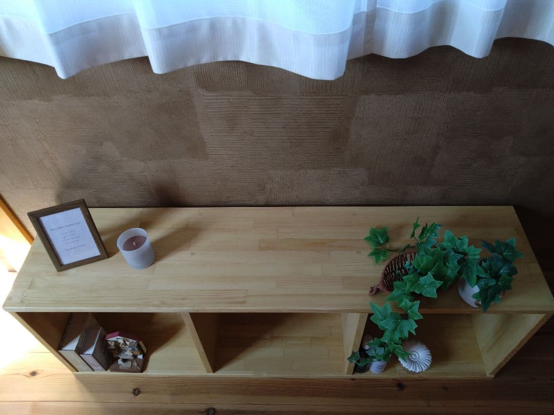 【送料込み】天然木赤松集成材　テレビ台　スタッキング　水槽台　ベンチ椅子