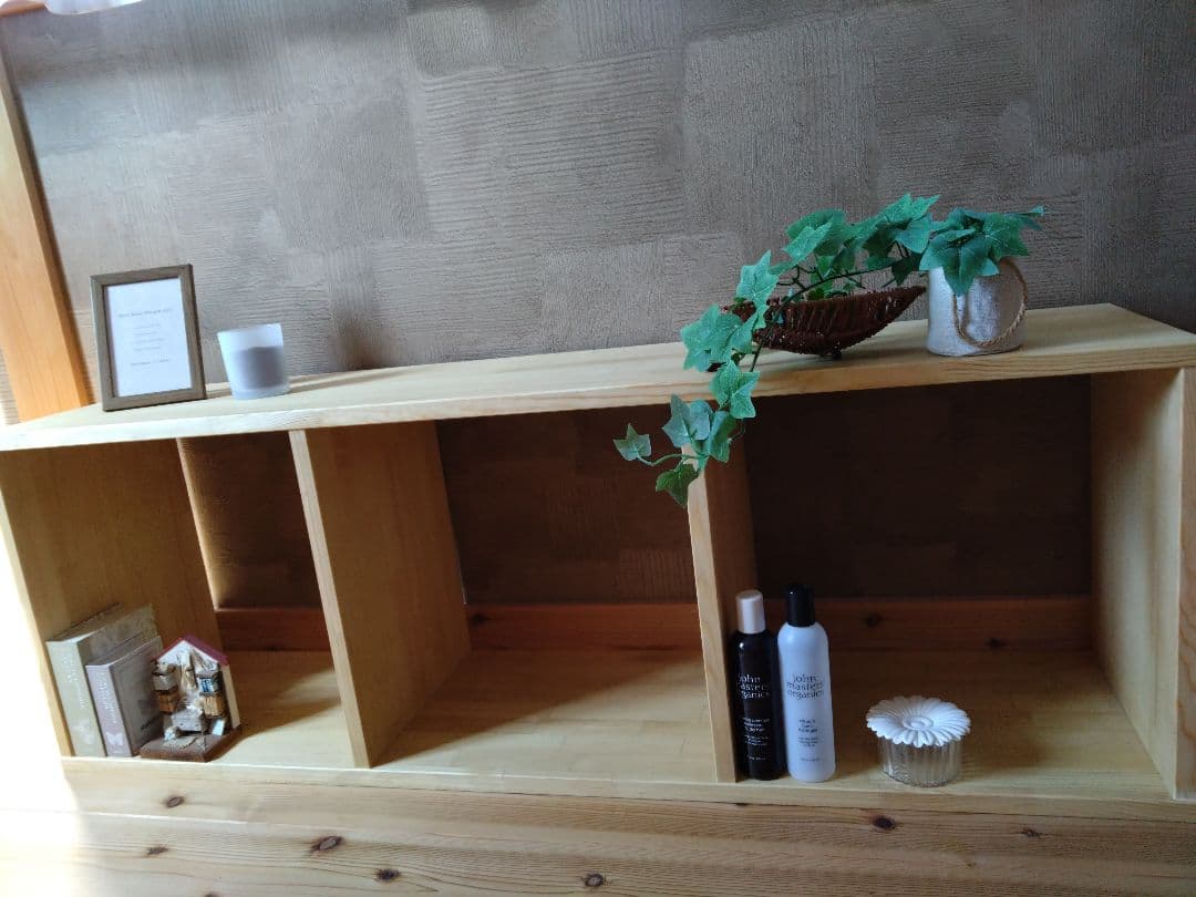 【送料込み】天然木赤松集成材　テレビ台　スタッキング　水槽台　ベンチ椅子