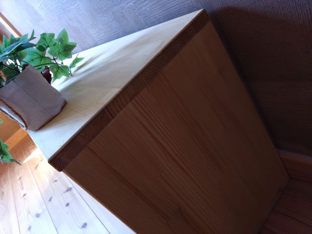 【送料込み】天然木赤松集成材　テレビ台　スタッキング　水槽台　ベンチ椅子