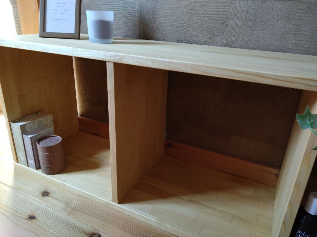 【送料込み】天然木赤松集成材　テレビ台　スタッキング　水槽台　ベンチ椅子