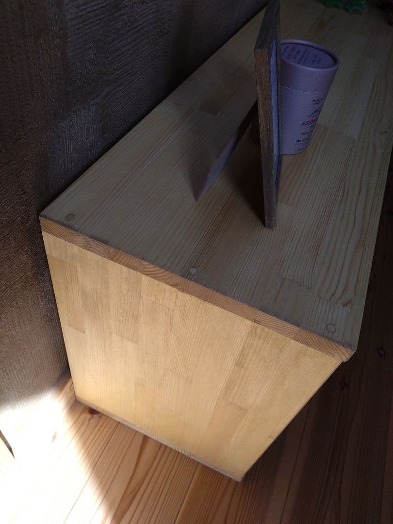 【送料込み】天然木赤松集成材　テレビ台　スタッキング　水槽台　ベンチ椅子