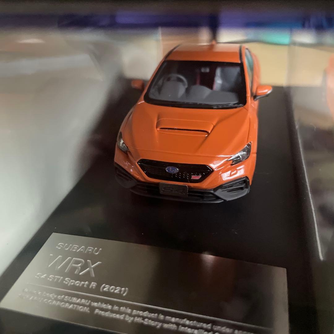 ミニカー Hi-story 1/43 Subaru legacy & WRX