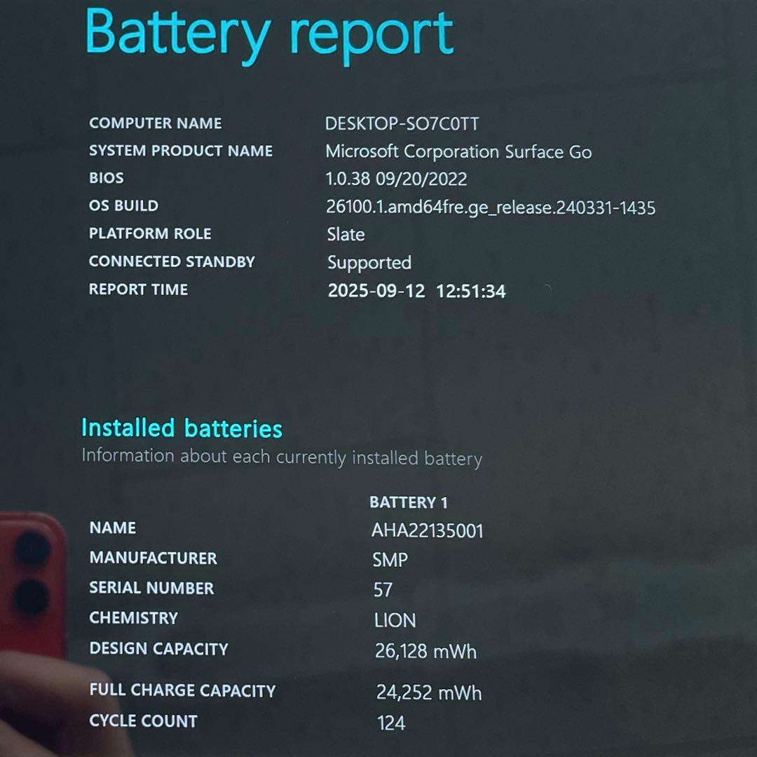 Microsoft Surface Go 64GB Model1824 美品#3