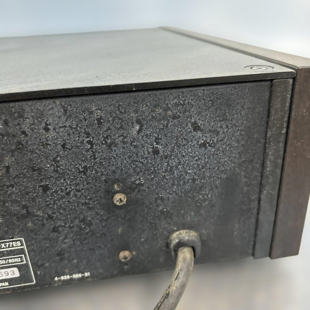 SONY CDプレーヤー CDP-X77ES 現状品通電済だけ　動作未確認