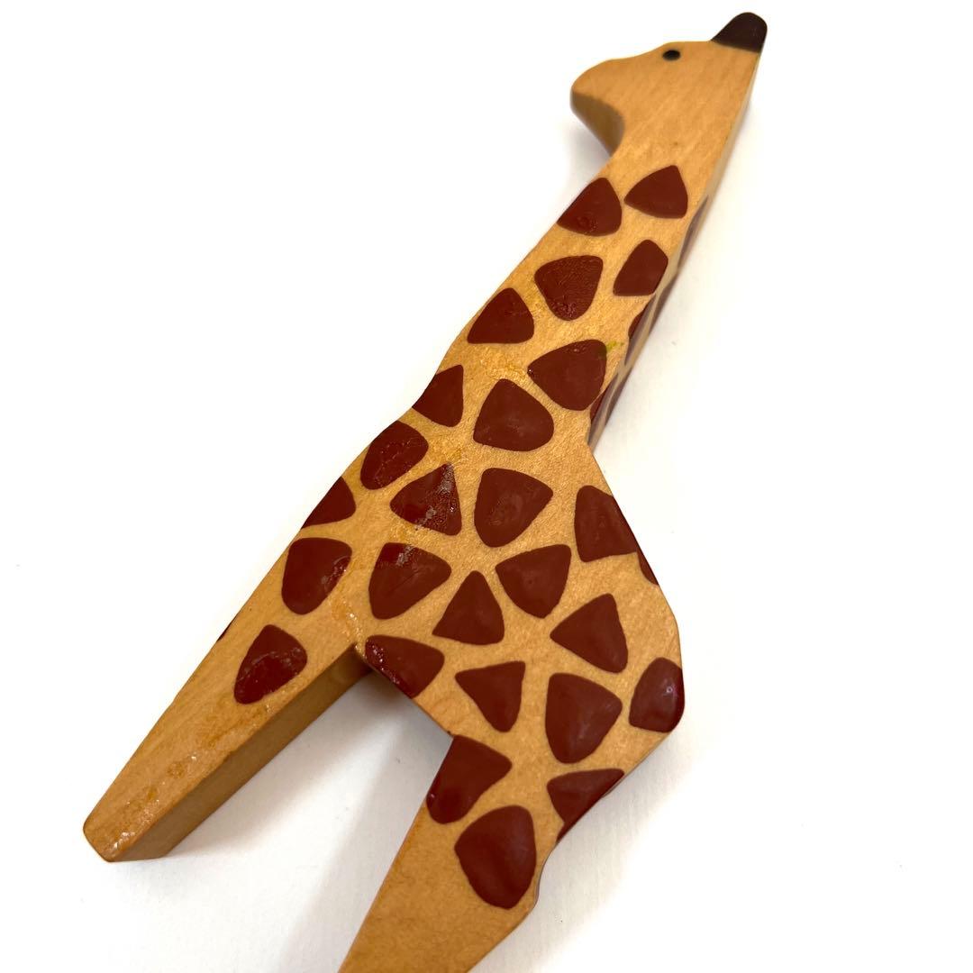 スピールフォーム社　木製　動物　アニマル　きりん　キツネ　5個セット