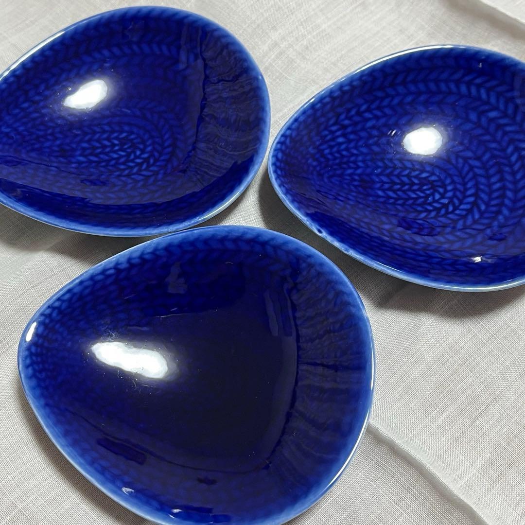 【週末セール】ロールストランド　Bla eld エッグカップ3個小皿3枚