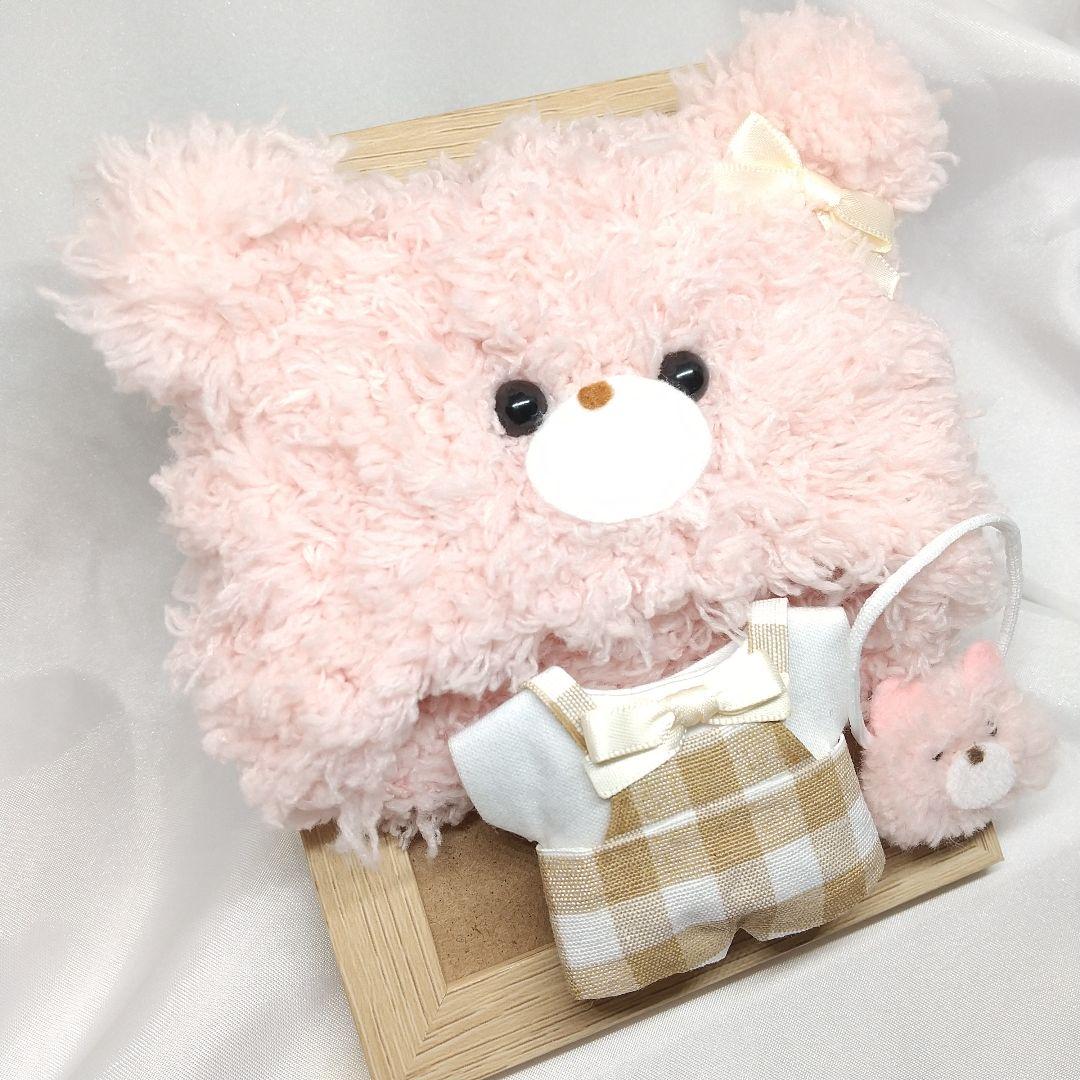 A206【ashe様】ちびぐるみサイズ ぬい服 オーダー あにまる帽子セット×２