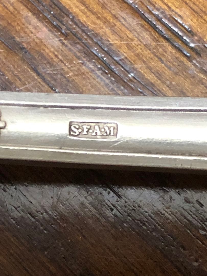 フランスヴィンテージ SFAMのテーブルスプーンとディナーフォーク