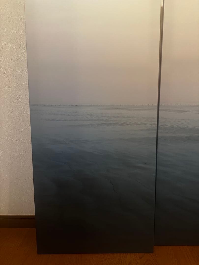 海の風景 3枚パネルアート