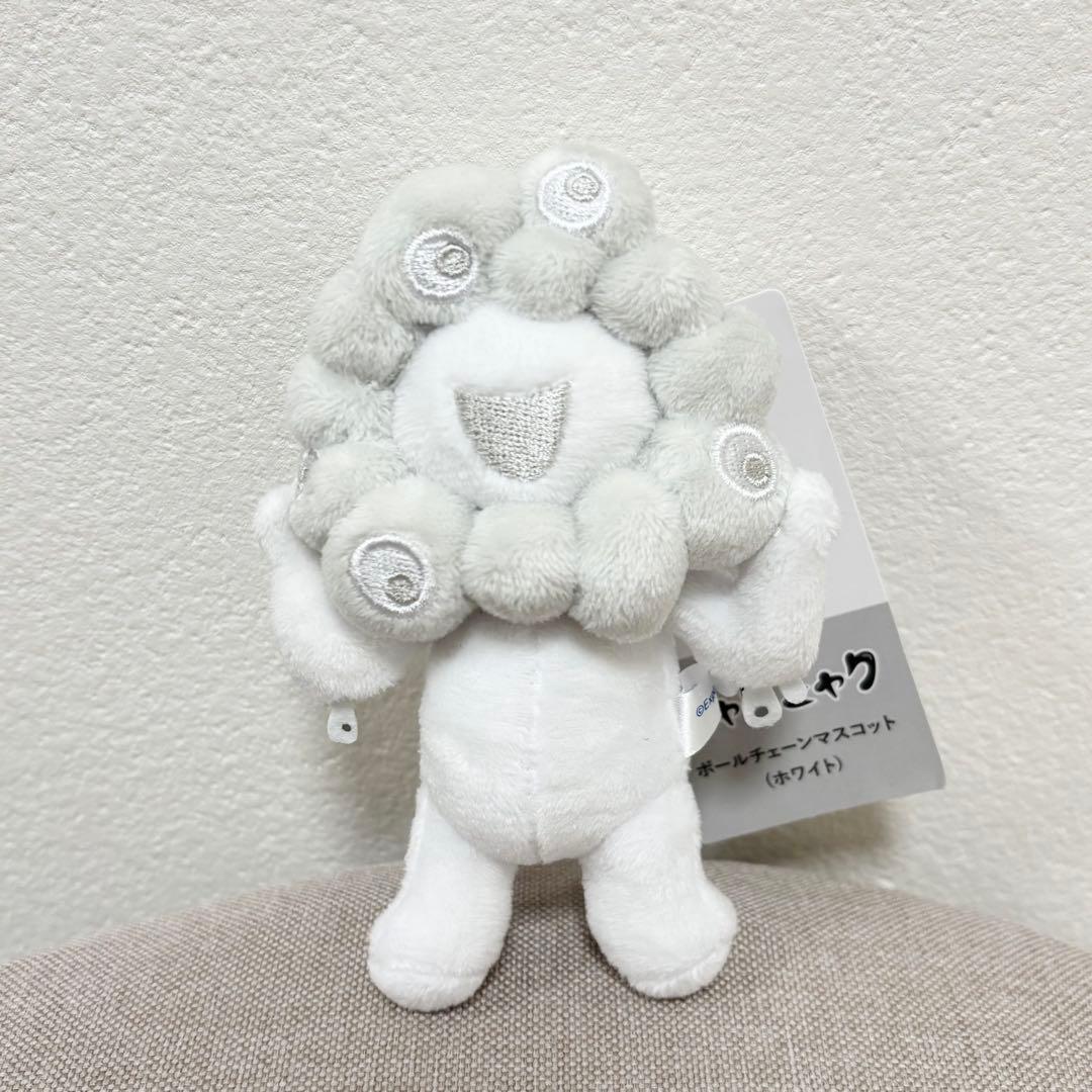 【新品】白ミャクミャク　ボールチェーンマスコット　ABCセット