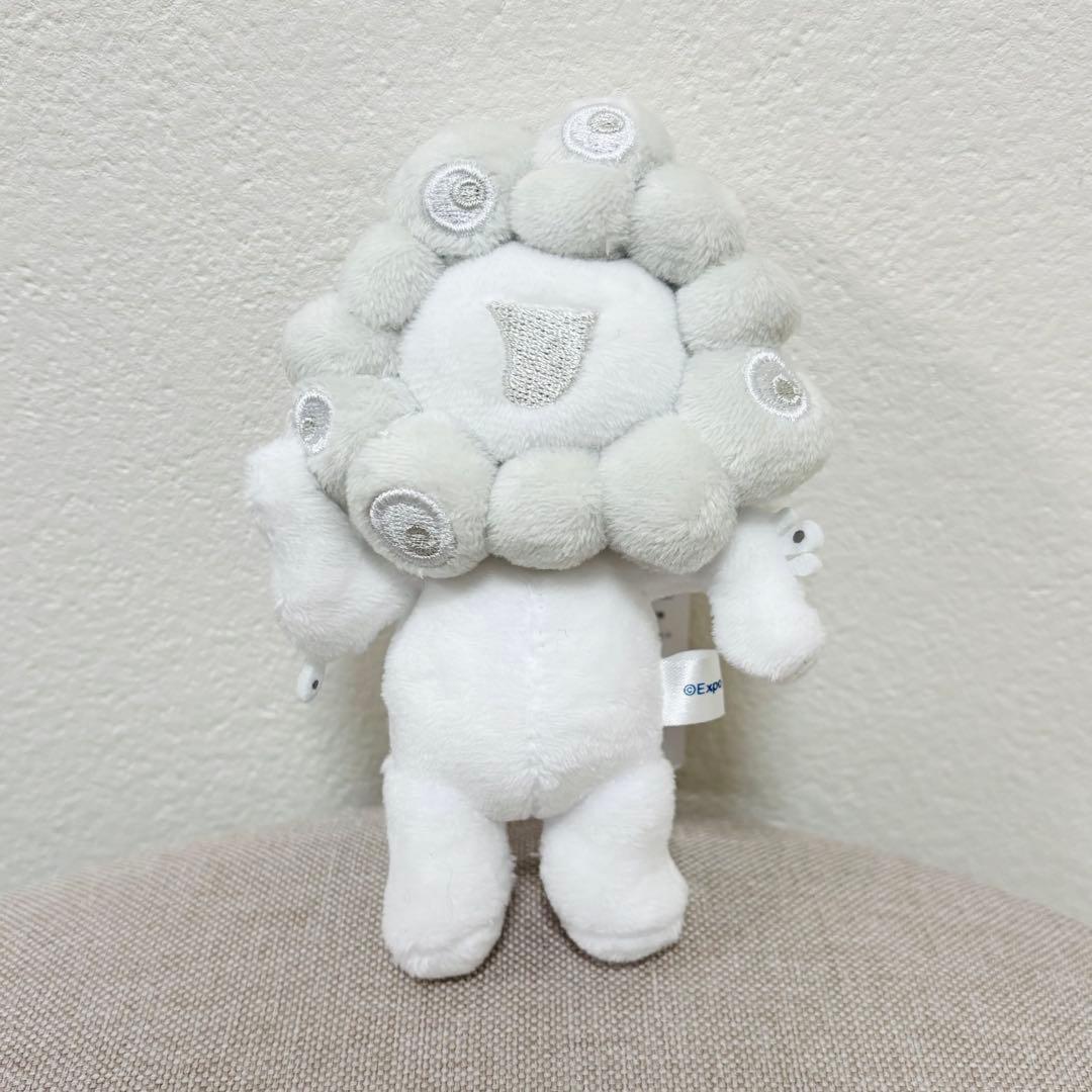 【新品】白ミャクミャク　ボールチェーンマスコット　ABCセット