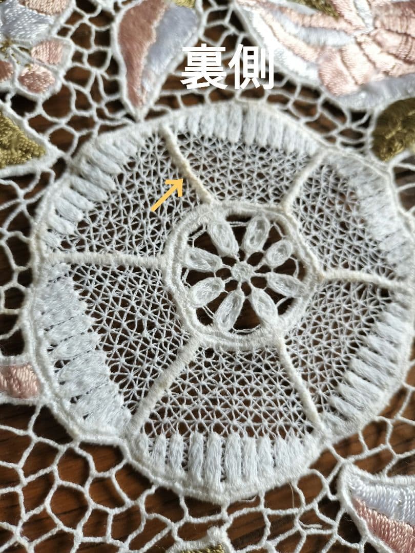 ハンガリーカロチャ刺繍テーブルセンター 約140cm x 48cm