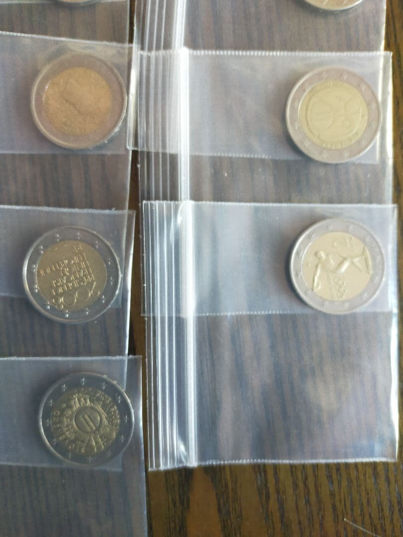 ユーロ記念硬貨　2ユーロ14個
