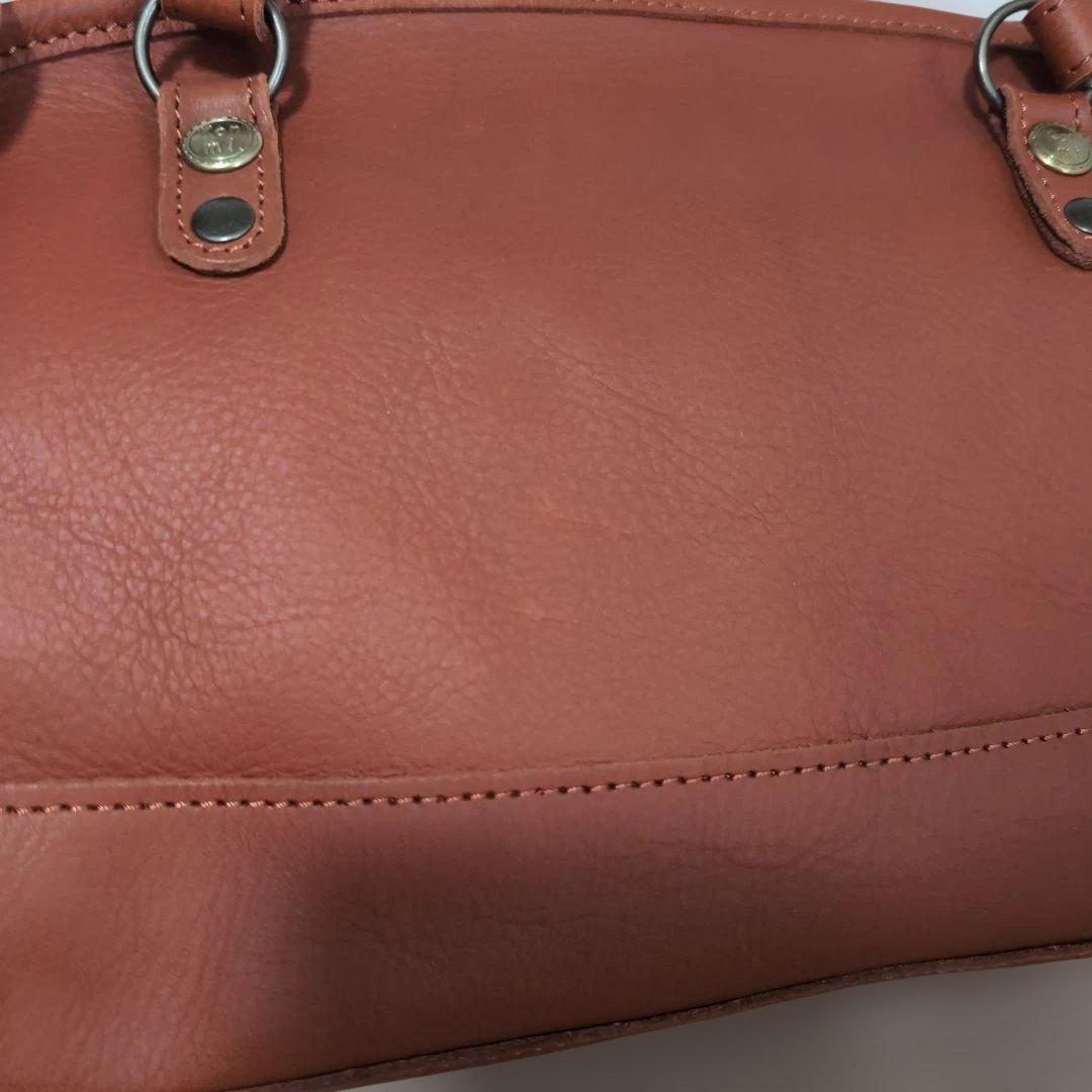 kanmi レザー ハンドバッグ ミニボストンバッグ 日本製 浅草