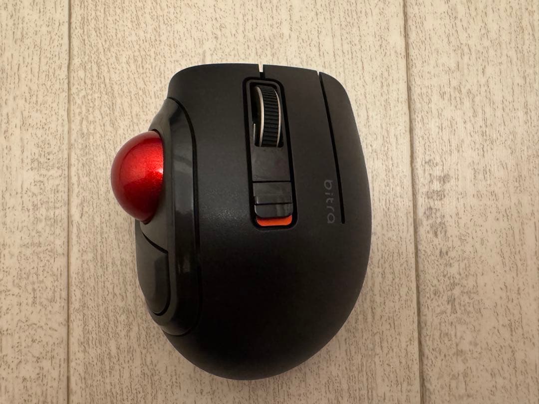 【美品】bitra Bluetooth トラックボールマウス 収納ケース付き