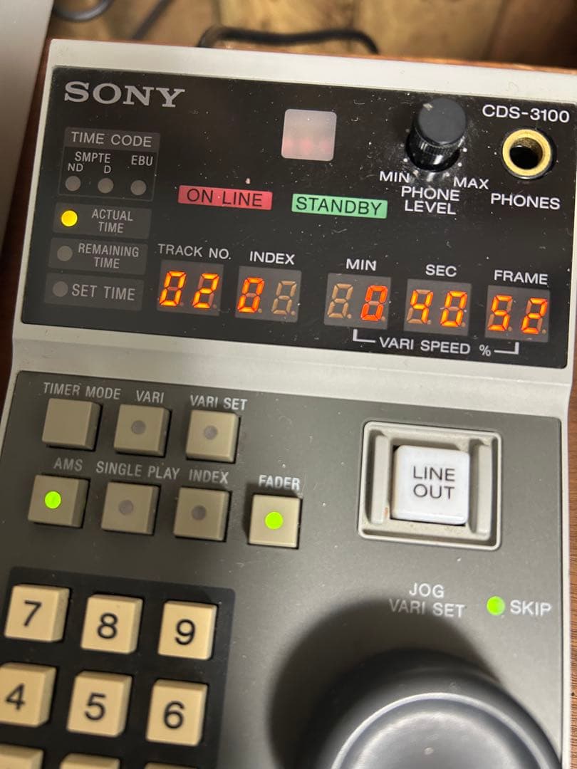 SONY CDプレーヤー CDP-3100 コントロールユニットCDS-3100